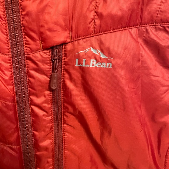 LL Bean light jacket in brick orange - Picture 6 of 8